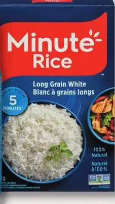 IGA MINUTE RICE LONG GRAIN RICE offer