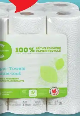 IGA COMPLIMENTS PAPER TOWELS offer