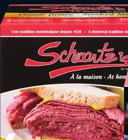 IGA SCHWARTZ'S SMOKED MEAT offer