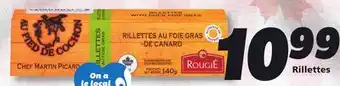 IGA RILLETTES WITH DUCK FOIE GRAS OR PARFAIT OF DUCK FOIE GRAS offer