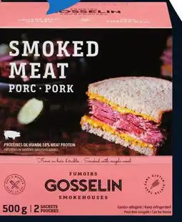 IGA FUMOIRS GOSSELIN SMOKED MEAT offer