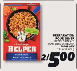 IGA BETTY CROCKER HAMBURGER HELPER MEAL MIX offer