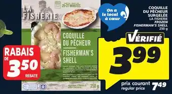 IGA LA FISHERIE FROZEN FISHERMAN'S SHELL offer