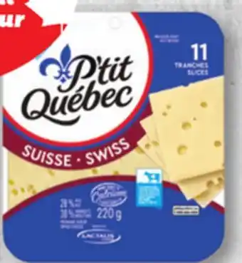 IGA P'TIT QUÉBEC CHEESE SLICES offer