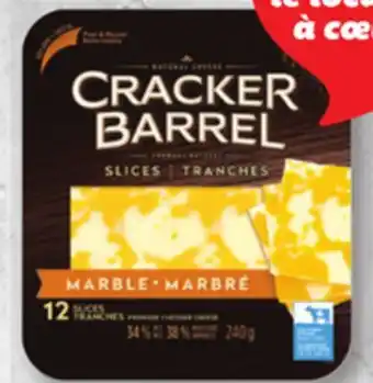 IGA CRACKER BARREL CHEESE SLICES offer