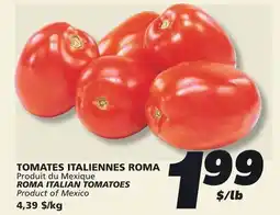 IGA ROMA ITALIAN TOMATOES offer