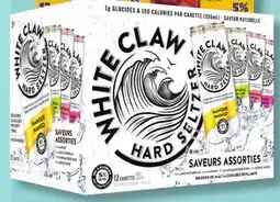 IGA WHITE CLAW ALCOHOLIC MALT BEVERAGE offer