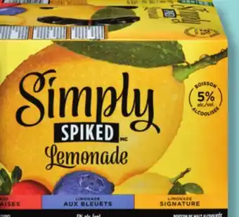 IGA SIMPLY SPIKED ALCOHOLIC MALT BEVERAGE offer