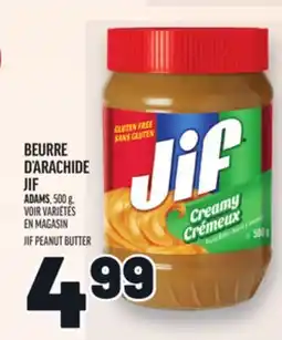 Metro BEURRE D'ARACHIDE JIF | JIF PEANUT BUTTER offer