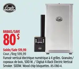 Canadian Tire Bradley Digital 4-Rack Electric Vertical Smoker offer