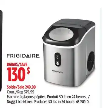 Canadian Tire Frigidaire Nugget Ice Maker offer