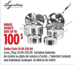 Canadian Tire Cooksets and Individual Cookware offer