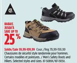 Canadian Tire Altra Men's Safety Boots and Hikers offer