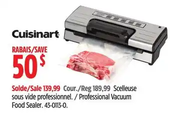 Canadian Tire Professional Vacuum Food Sealer offer