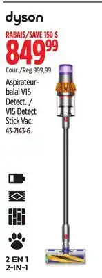 Canadian Tire V15 Detect Stick Vac offer