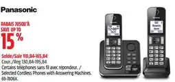 Canadian Tire Selected Cordless Phones with Answering Machines offer