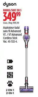 Canadian Tire Dyson V7 Advanced Cordless Stick Vac offer