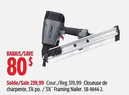 Canadian Tire MAXIMUM 1⁄2˝Framing Nailer offer