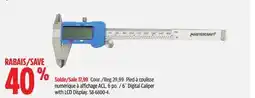 Canadian Tire Mastercraft 6˝ Digital Caliper with LCD Display offer