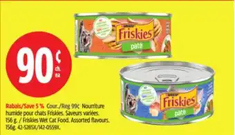 Canadian Tire Friskies Wet Cat Food offer