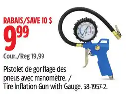 Canadian Tire Mastercraft Tire Inflation Gun with Gauge offer