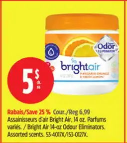 Canadian Tire Bright Air 14-oz Odour Eliminators offer