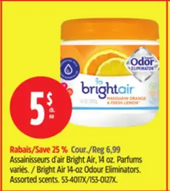 Canadian Tire Bright Air 14-oz Odour Eliminators offer