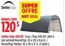 Canadian Tire Shelter Logic RoundTop Shelter offer