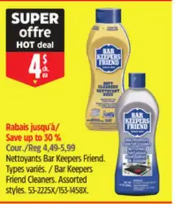 Canadian Tire Bar Keepers Friend Cleaners offer