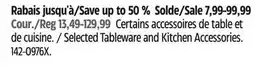 Canadian Tire Selected Tableware and Kitchen Accessories offer