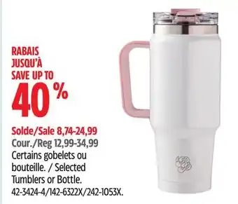 Canadian Tire Thermos Tumblers or Bottle offer