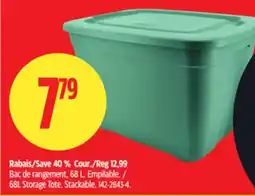 Canadian Tire type A 68L Storage Tote offer