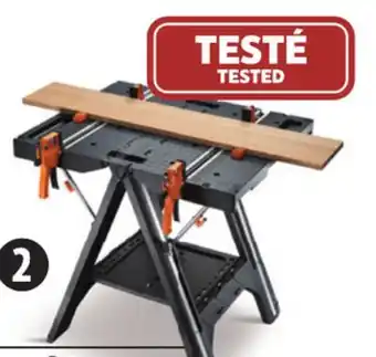 Canadian Tire Worx Pegasus Clamping Work Table and Sawhorse with Quick Clamps offer