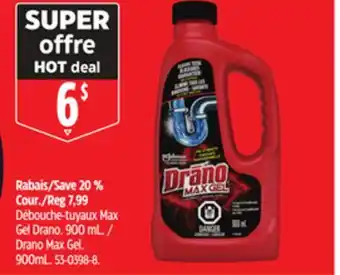 Canadian Tire Drano Max Gel offer