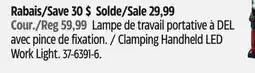 Canadian Tire MotoMaster Clamping Handheld LED Work Light offer