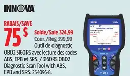 Canadian Tire Innova 3160RS OBD2 Diagnostic Scan Tool with ABS, EPB and SRS offer