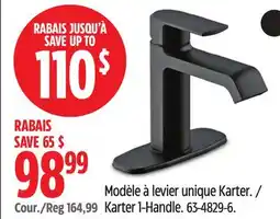 Canadian Tire Karter 1-Handle offer