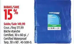 Canadian Tire Certified Waterproof offer