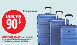 Canadian Tire 3-Pc Hardside Spinner Luggage Set offer