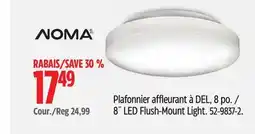 Canadian Tire NOMA 8˝ LED Flush-Mount Light offer