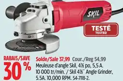 Canadian Tire Skil 41⁄2˝Angle Grinder offer