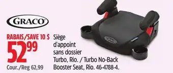 Canadian Tire Graco Turbo No-Back Booster Seat, Rio offer