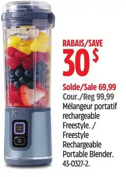 Canadian Tire Ninja Freestyle Rechargeable Portable Blender offer