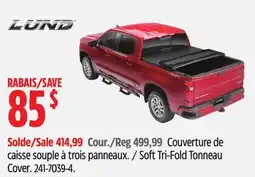 Canadian Tire LUND Soft Tri-Fold Tonneau Cover offer