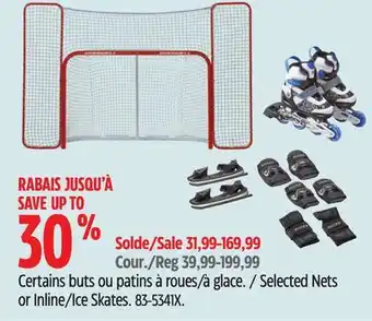 Canadian Tire Selected WinnWell Nets or Inline/Ice Skates offer