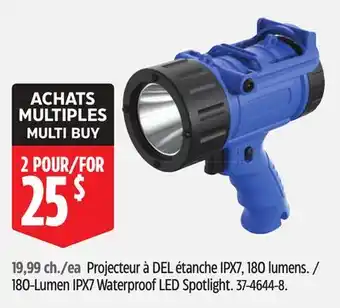 Canadian Tire 180-Lumen IPX7 Waterproof LED Spotlight offer