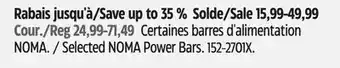 Canadian Tire Selected NOMA Power Bars offer