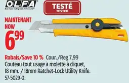 Canadian Tire OLFA Ratchet-Lock Utility Knife offer