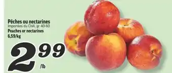 Marché Richelieu PEACHES OR NECTARINES | PEACHES OR NECTARINES offer