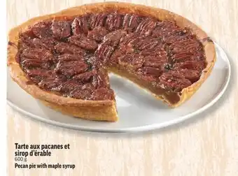 Marché Richelieu TARTE AUX PACANES ET SIROP D'ÉRABLE | PECAN PIE WITH MAPLE SYRUP offer